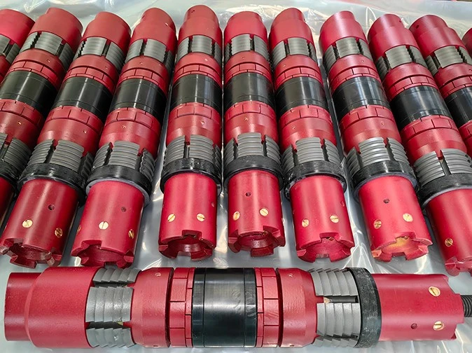 Composite bridge plugs and packers staged for inspection
